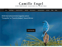 Tablet Screenshot of camille-engel.com